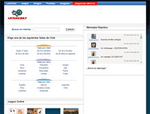 Tablet Screenshot of latinchatnet.com